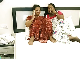 Desi Bengali housewife coupled with breast-feed threesome sex! Consent coupled with fuck us!